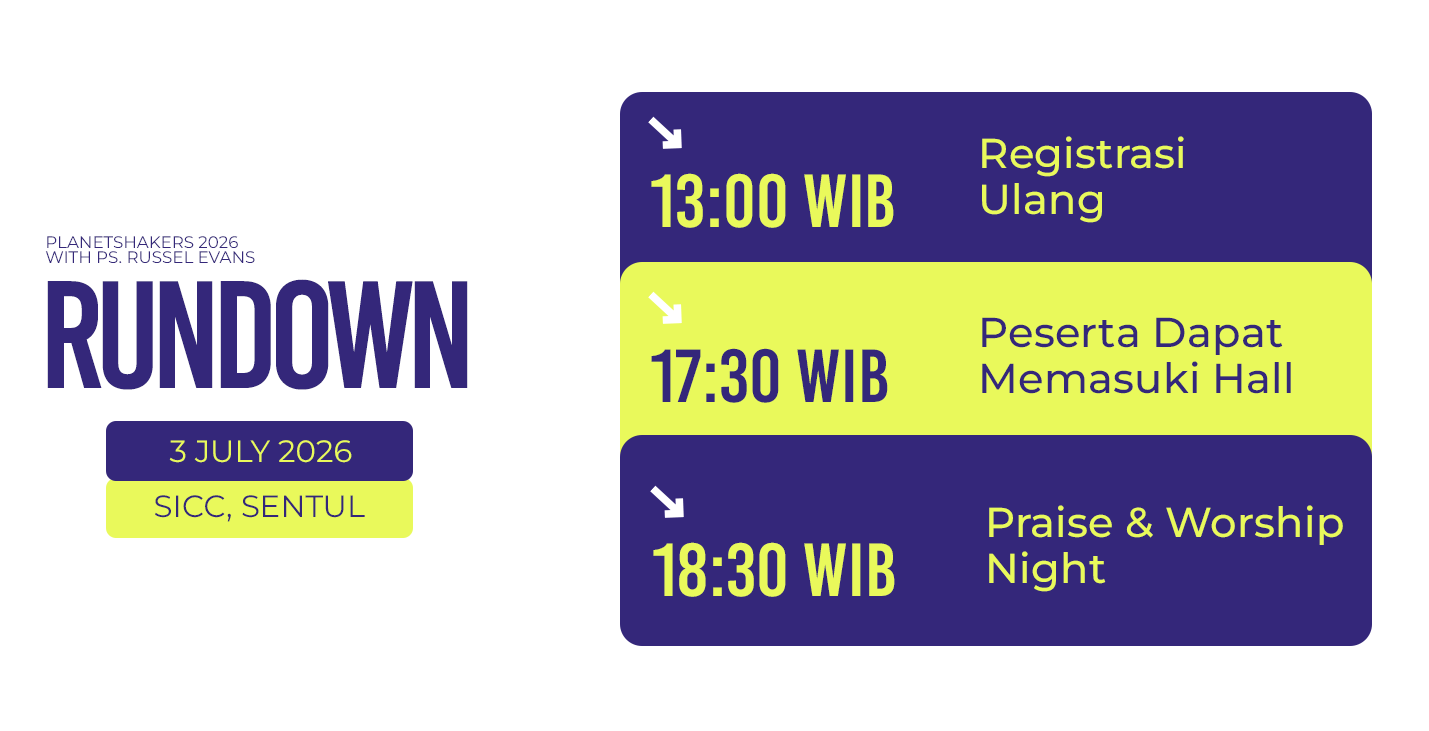 Rundown Planetshakers 2026