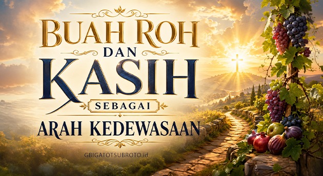 BUAH ROH DAN KASIH SEBAGAI ARAH KEDEWASAAN