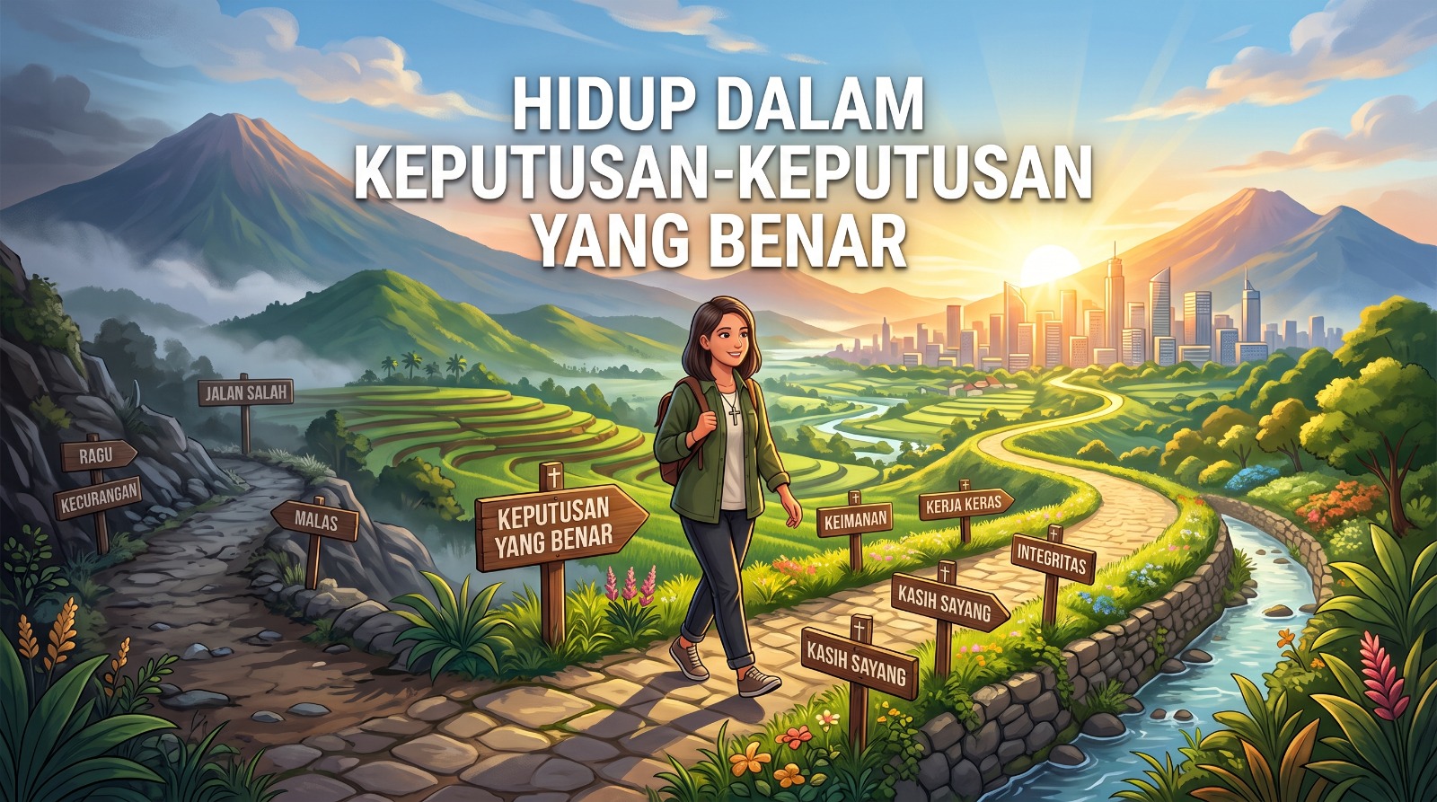 HIDUP DALAM KEPUTUSAN-KEPUTUSAN YANG BENAR
