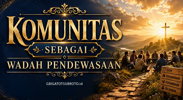 KOMUNITAS SEBAGAI WADAH PENDEWASAAN 2